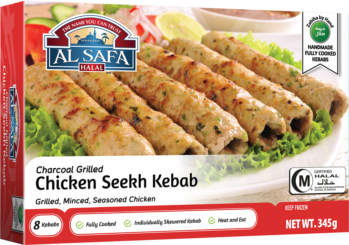 Charcoal Grilled Chicken Seekh Kebab Fully Cooked